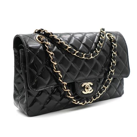 chanel patent leather clutch bag|Chanel patent leather handbags.